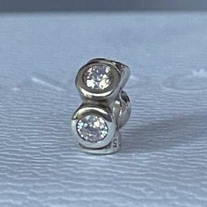 Pandora Sterling Silver 925 & Clear CZ Spacer